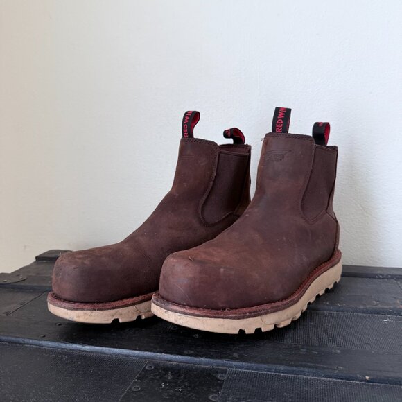 Red Wing Traction Tred Lite Chelsea Boots Men’s 11 Safety Toe Work Boots - Picture 14 of 16